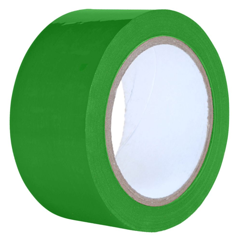 Green PVC Packaging Tape Roll 9MM x 66M 2.2MIL