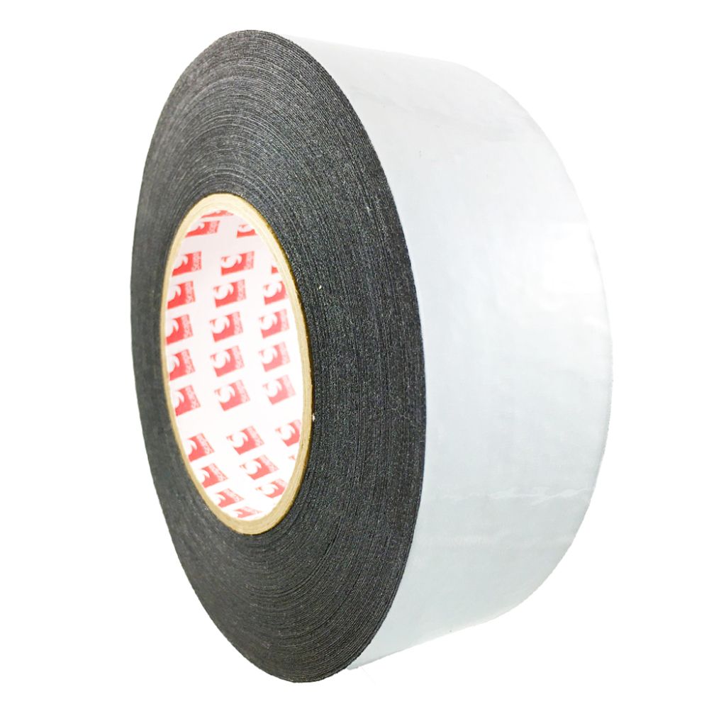 Black Flame Retardant Double Coated Cloth Tape S3400 Roll 48MM x 33M