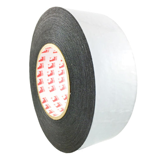 Black Flame Retardant Double Coated Cloth Tape S3400 Roll 48MM x 33M