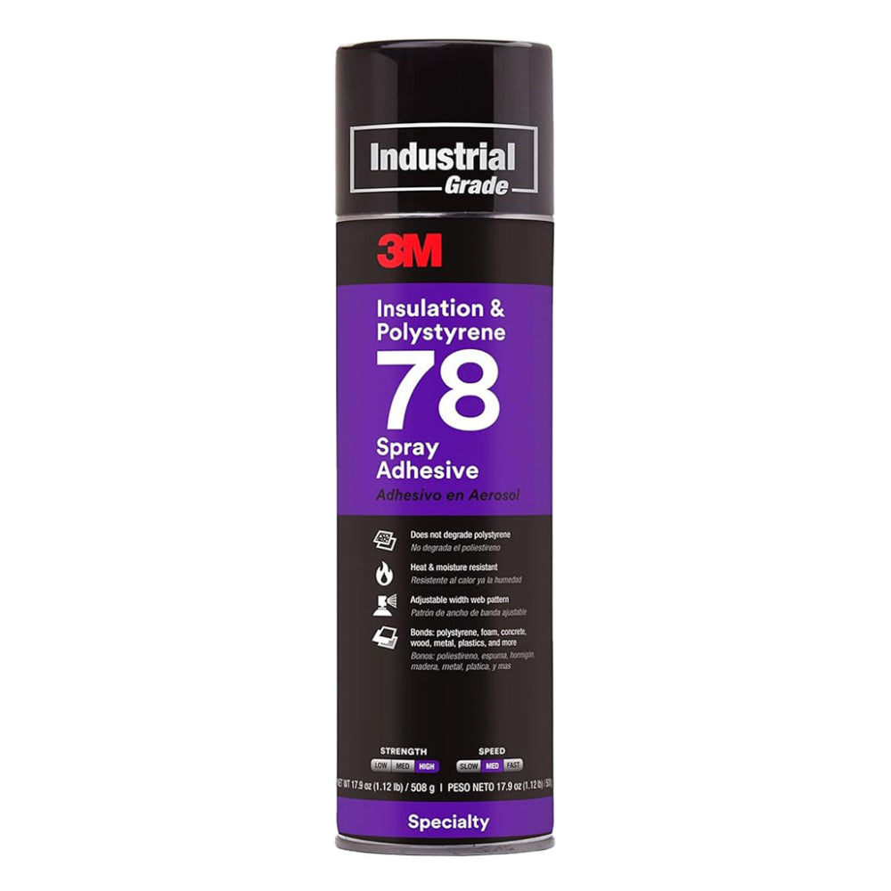 Spray Adhesive for Polystyrene Foam | Clear 78 | 24oz