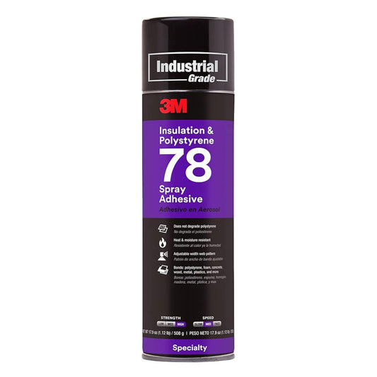 Spray Adhesive for Polystyrene Foam | Clear 78 | 24oz
