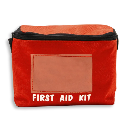 Orange Personal FSB6-HI-ORG first aid bag with zip closure