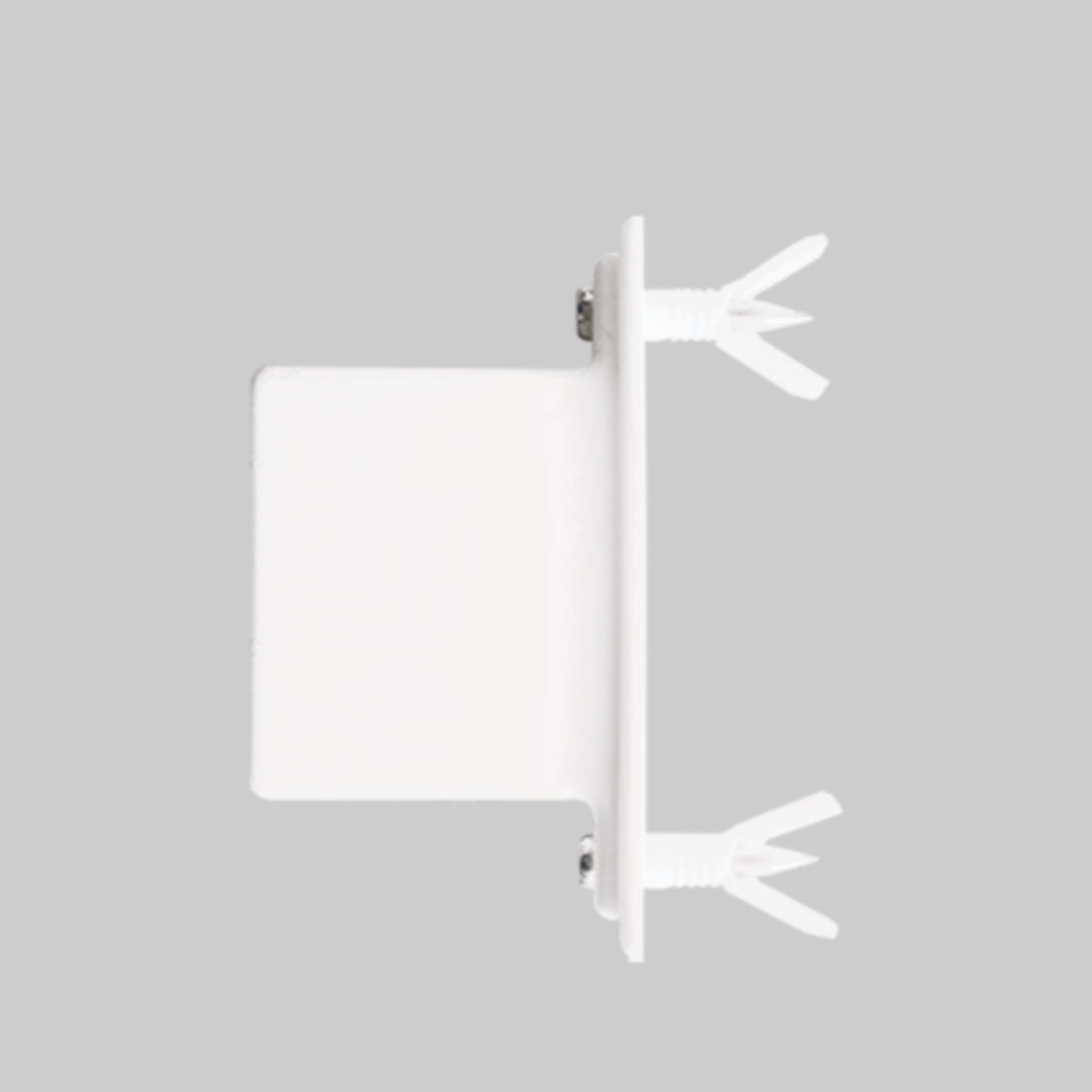 Contractor Solutions CS-SWBP-WHT White Side Wall Bracket with Anchoring Pins