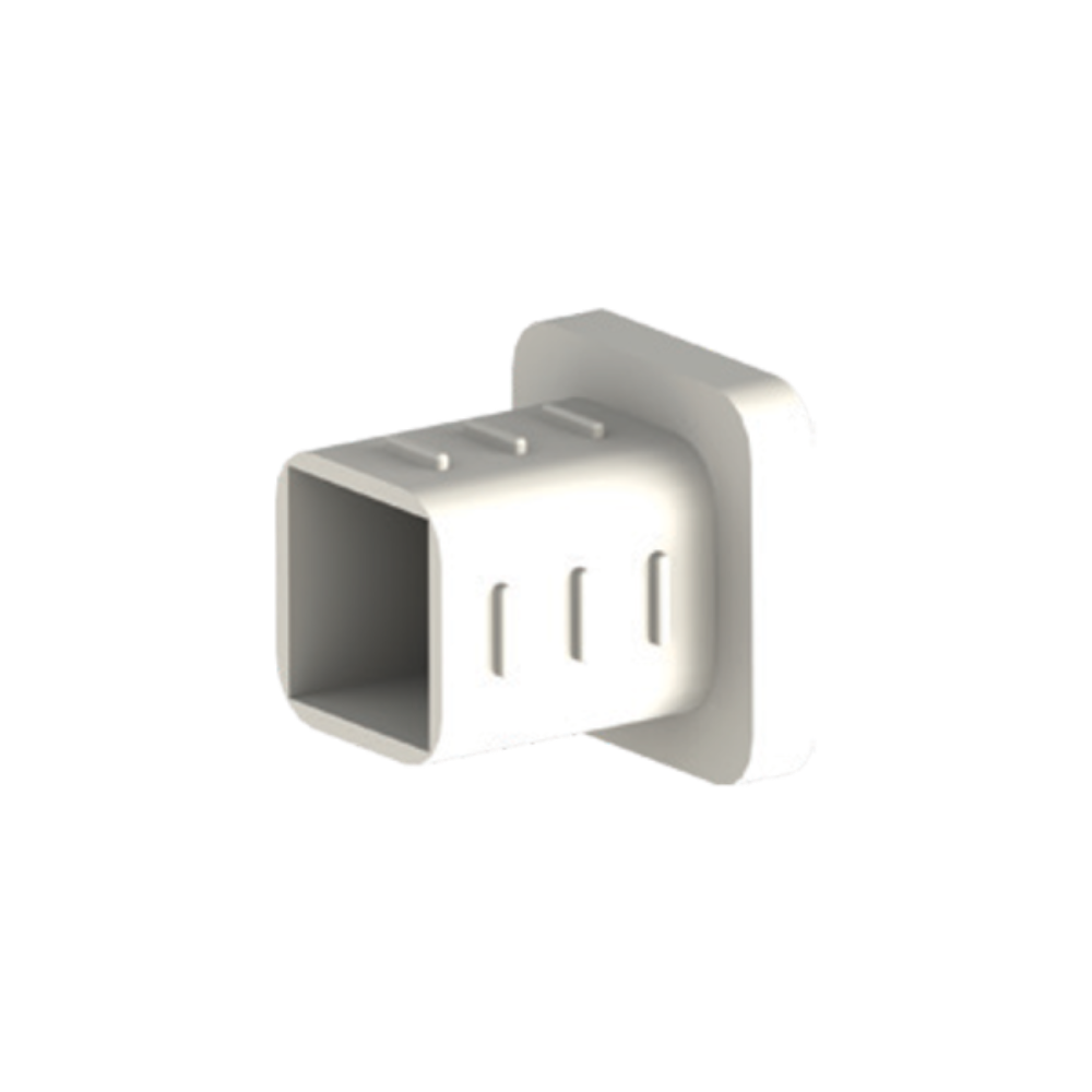 Contractor Solutions CS-POLECAP-WHT White Pole Cap for ALUMPOST84