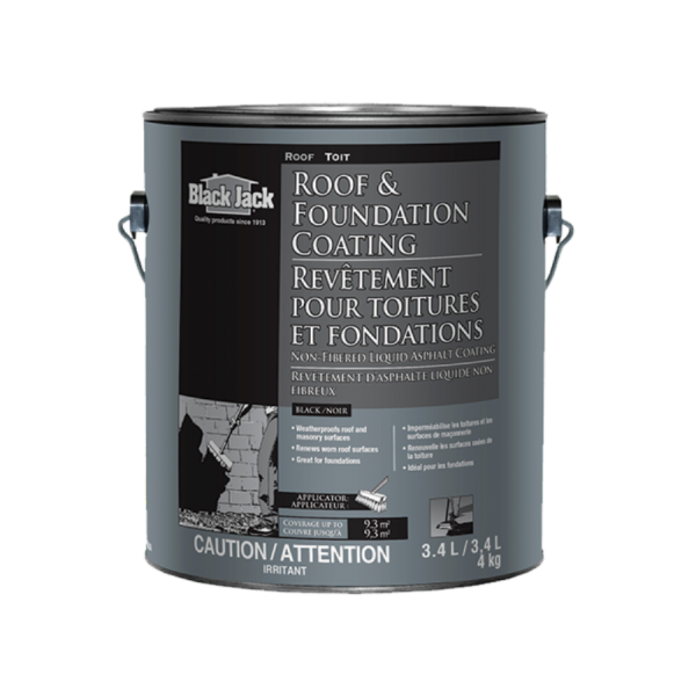 6040-9-80 BLACK JACK 3.4 L Non-Fibered Roof & Foundation Coating