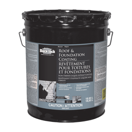 6040-9-30 BLACK JACK 18.93 L Non-Fibered Roof & Foundation Coating