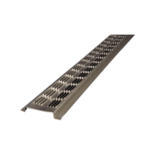 105MIL LOMANCO 2-3/4" x 8 Ft. Mill Aluminum Continuous Soffit Vent