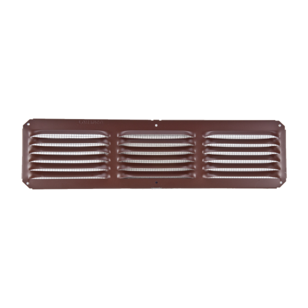 C416BRN LOMANCO 16" x 4" Brown Aluminum Soffit Vent