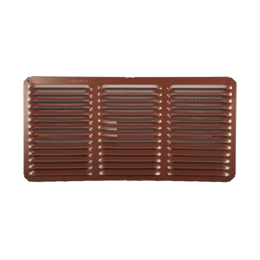 C816BRN LOMANCO 16" x 8" Brown Aluminum Soffit Vent