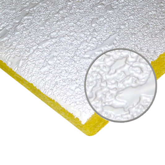 Armstrong ARM416A 24" x 48" x 5/8" White Sonoflex Etched Fiberglass Ceiling Panel | Square Edge