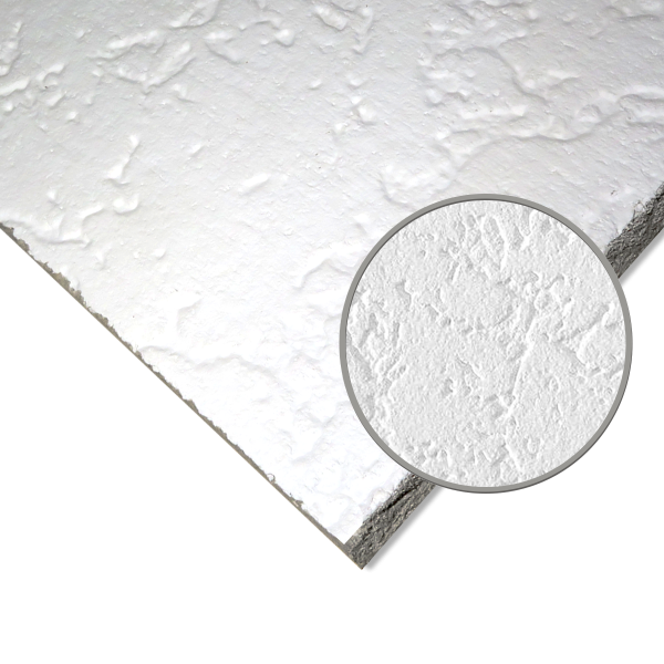 Armstrong ARM297C 24" x 48" x 1/2" White Grenoble Square Edge Ceiling Panel