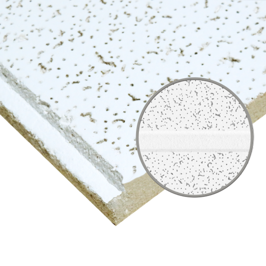 Armstrong ARM9767 24" x 48" x 3/4" White Scored Tegular Ceiling Panel