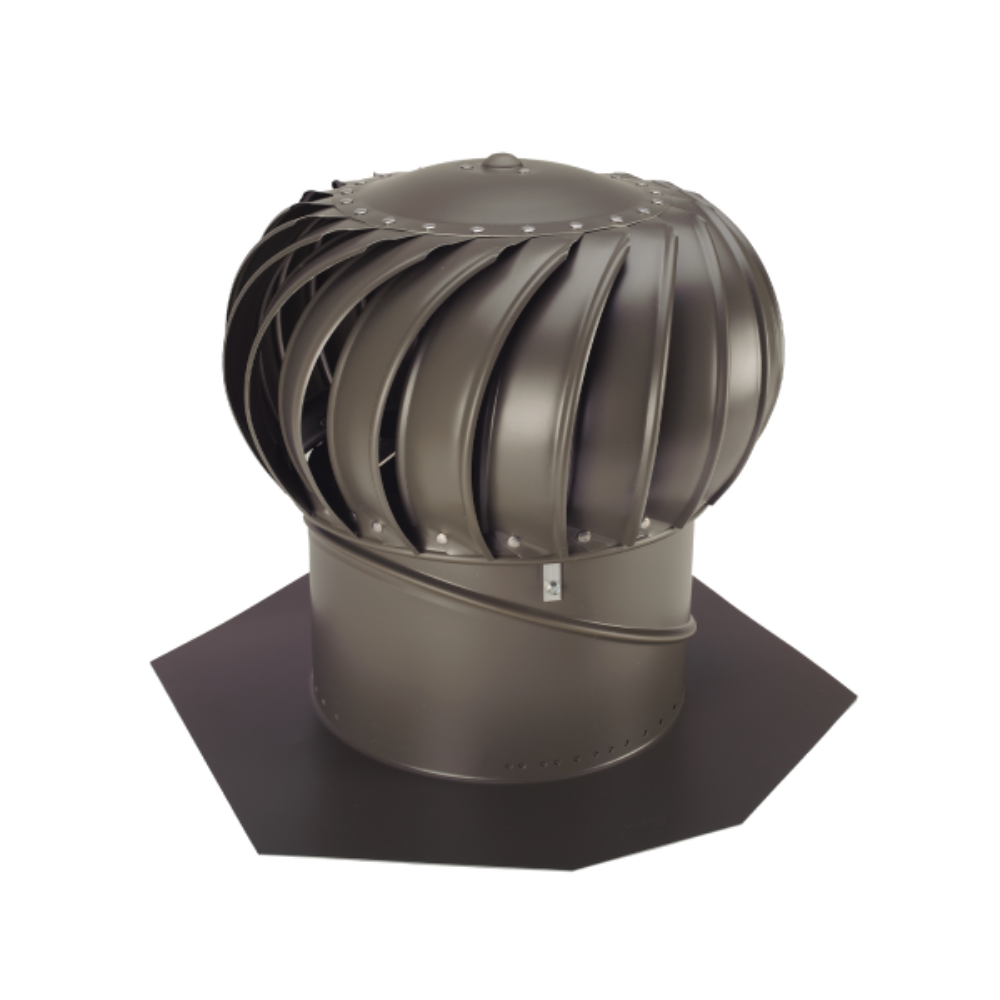 BIB12BRONZE LOMANCO 12" Bronze Aluminum Whirlybird Turbine Vent