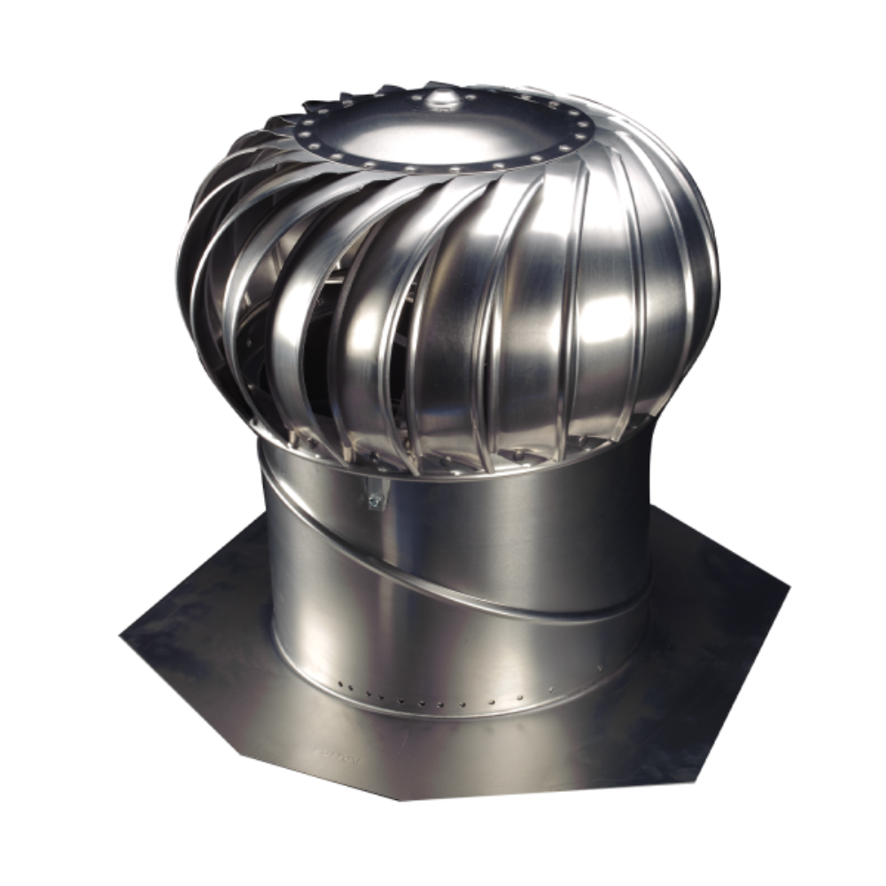 LOMANCO BIB14MIL 14" Mill Aluminum Whirlybird Turbine Vent
