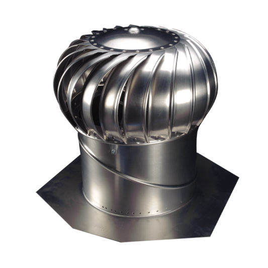 LOMANCO BIB14MIL 14" Mill Aluminum Whirlybird Turbine Vent