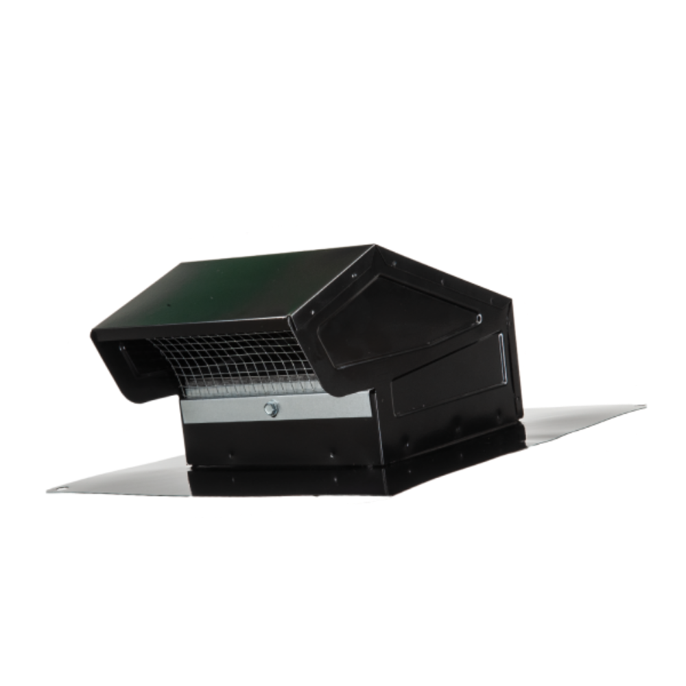 KV68 LOMANCO 14-3/16" x 18-3/4" x 6-1/2" Black Kitchen Pro Roof Vent