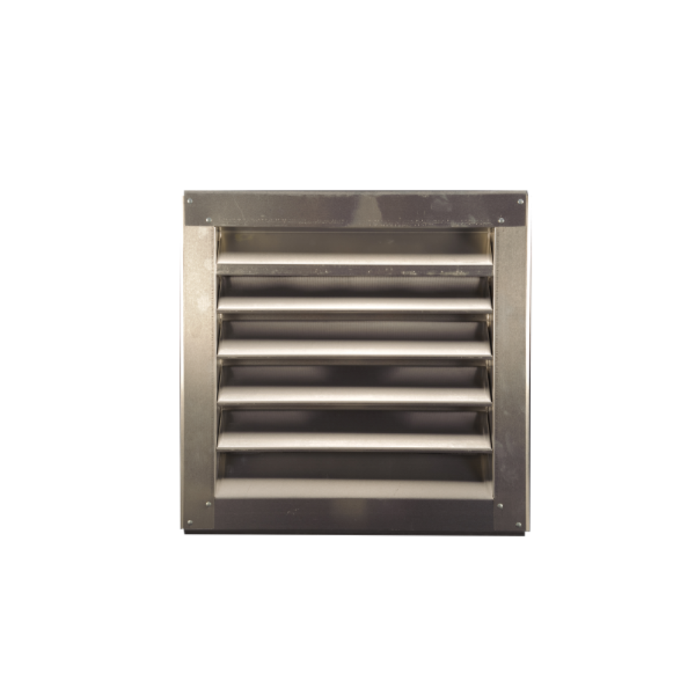 12X12MIL/100 LOMANCO 12" x 12" Mill Aluminum 100 Series Gable Louver