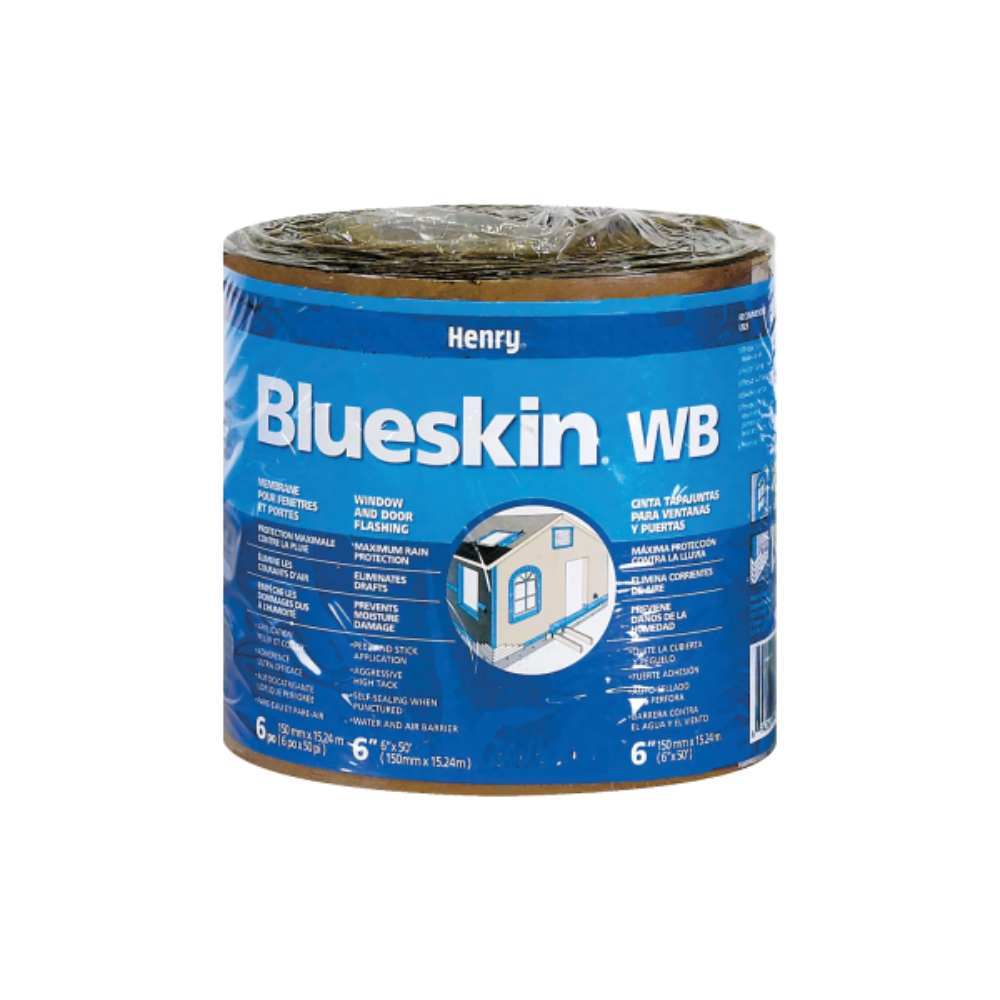 WB650 BAKOR Blueskin WB Self-Adhered Window & Door Flashing 6 x 50 ft
