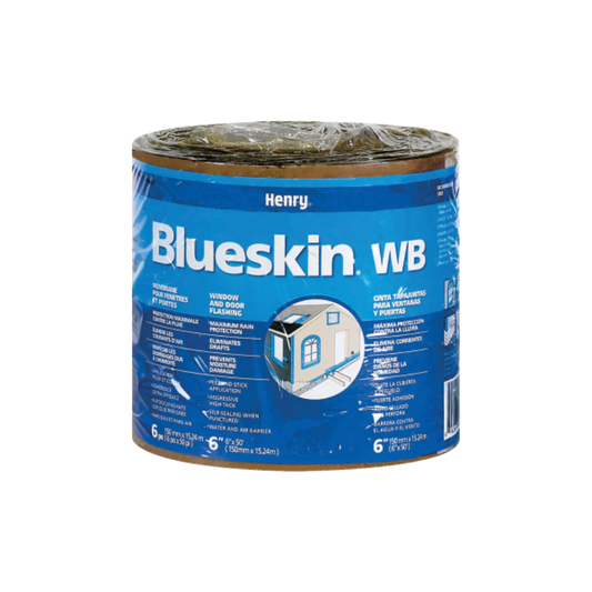 WB650 BAKOR Blueskin WB Self-Adhered Window & Door Flashing 6 x 50 ft