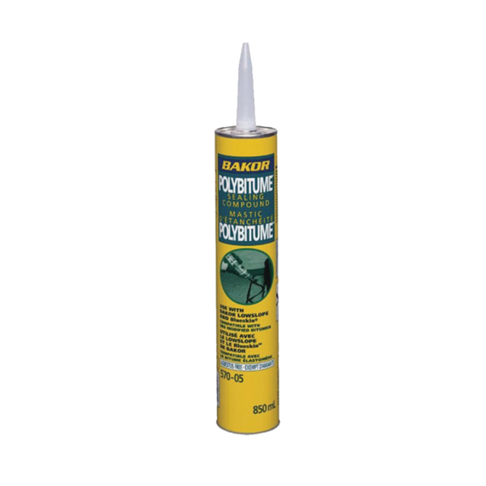 BAKOR 850 mL Black Polybitume Waterproofing Sealant