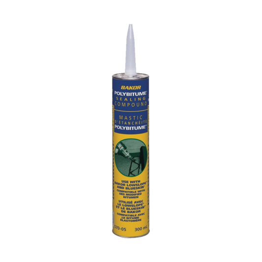 BAKOR 300 mL Black Polybitume Waterproofing Sealant