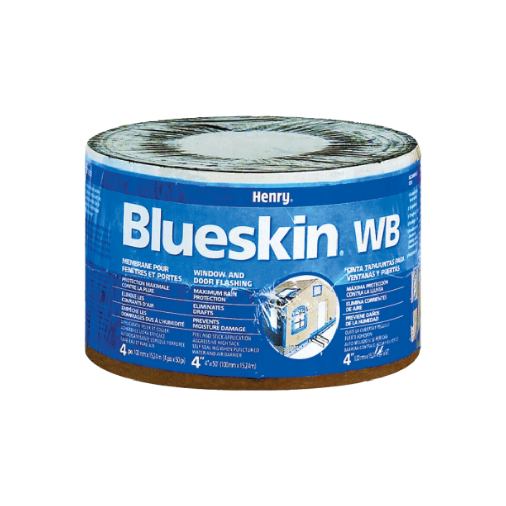 WB450 BAKOR Blueskin WB Self-Adhered Window & Door Flashing 4 x 50 ft