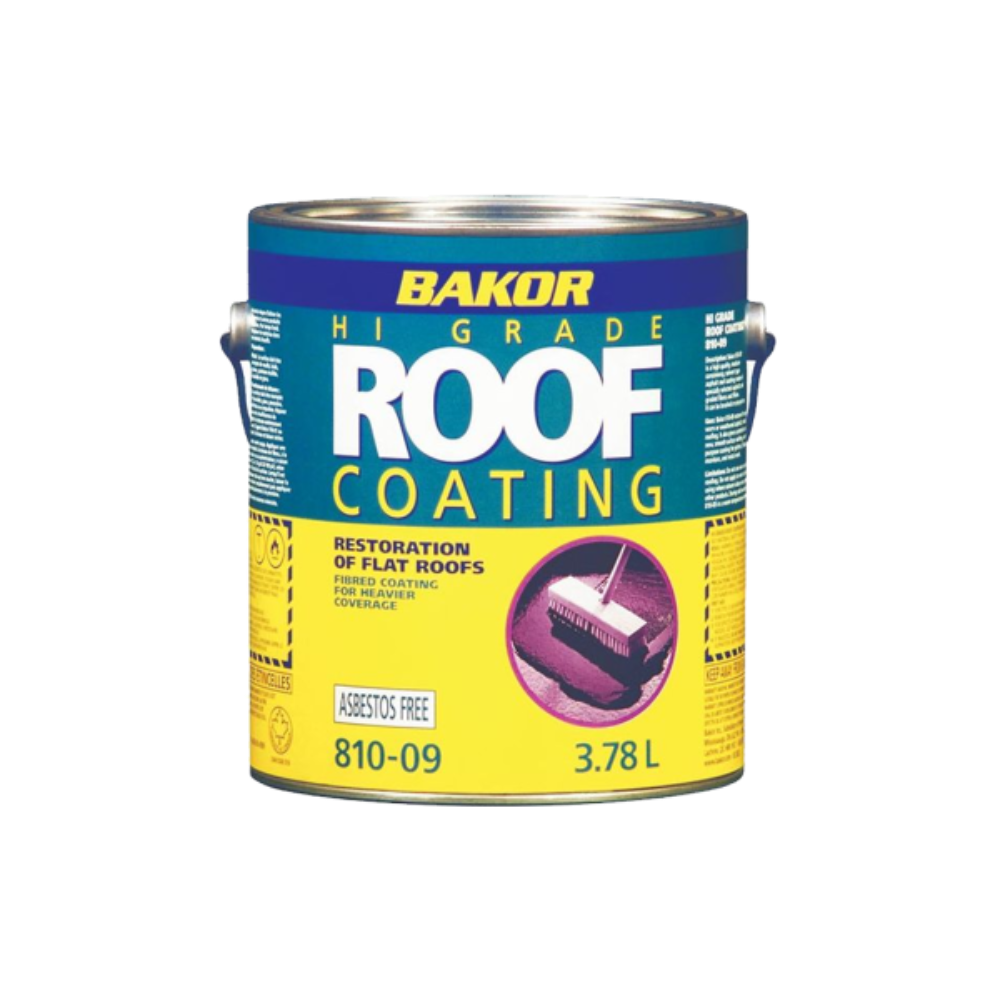 810-09-4 BAKOR 3.78 L Fibered Asphalt Roof Coating