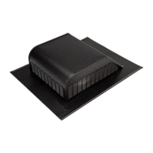 750BLK LOMANCO 16" x 20-5/16" Black Aluminum Slant Back Roof Vent