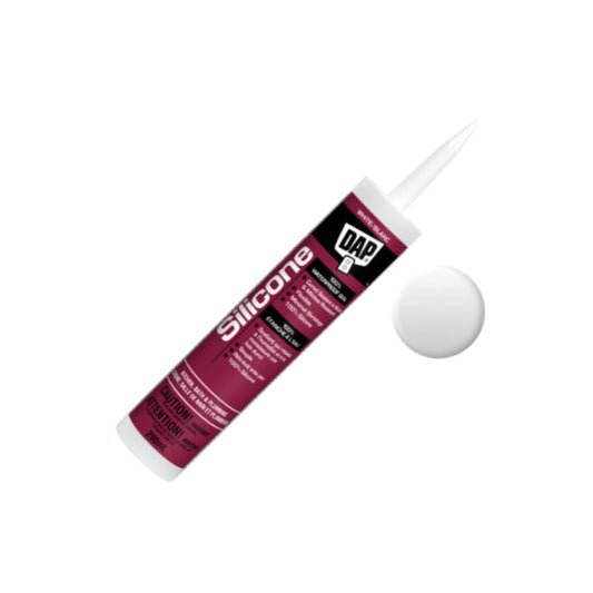 DAP 100% Silicone Kitchen & Bath Sealant | 300 mL White