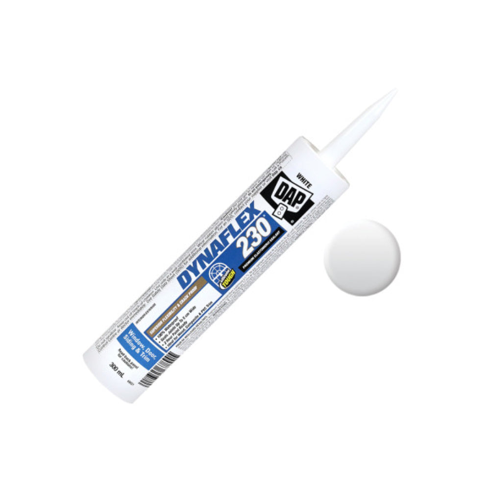 DAP DYNAFLEX 230 Premium Elastomeric Sealant | 300 mL White