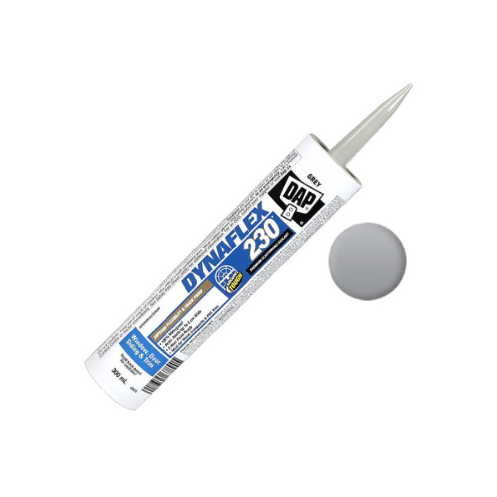 DAP DYNAFLEX 230 Premium Elastomeric Sealant | 300 mL Grey