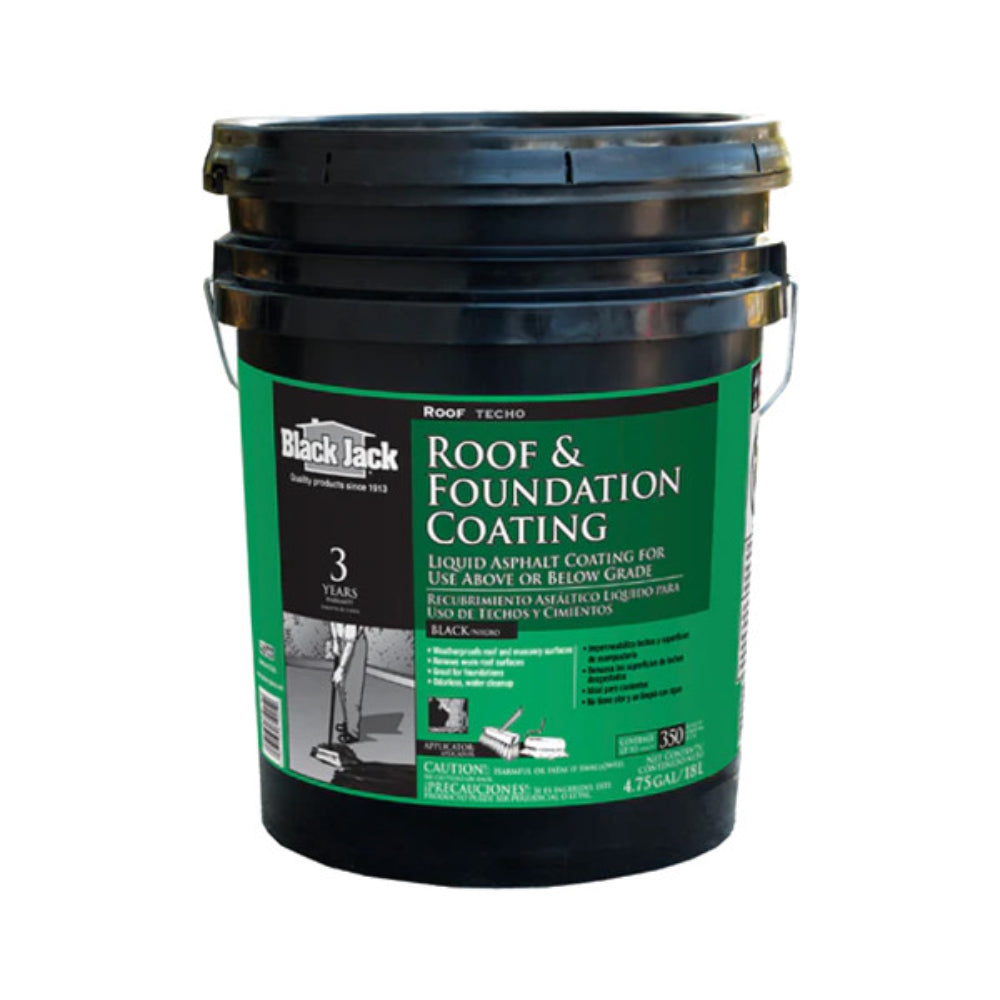 6190-9-30 BLACK JACK 18 L Liquid Asphalt Roof & Foundation Coating