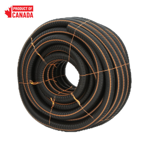 90-00043 POLYTUBES 4 in x 100 ft Solid Weeping Tile