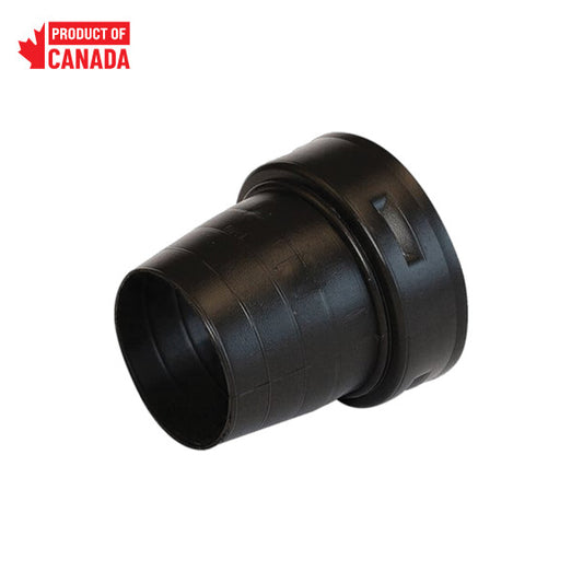 90-00365 POLYTUBES 4" to 4" Weeping Tile Clay Adapter