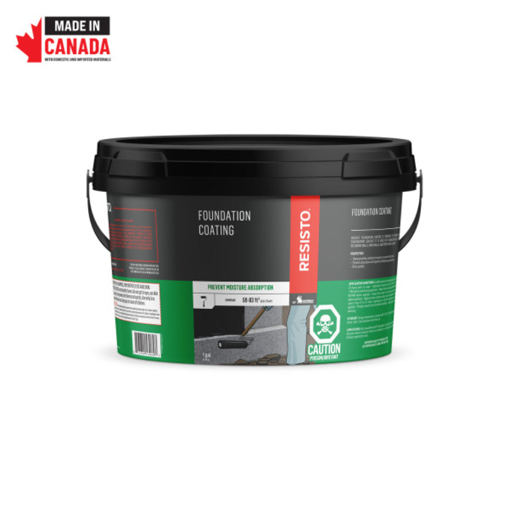 53060 RESISTO 3.78 L Non-Fibrous Foundation Coating