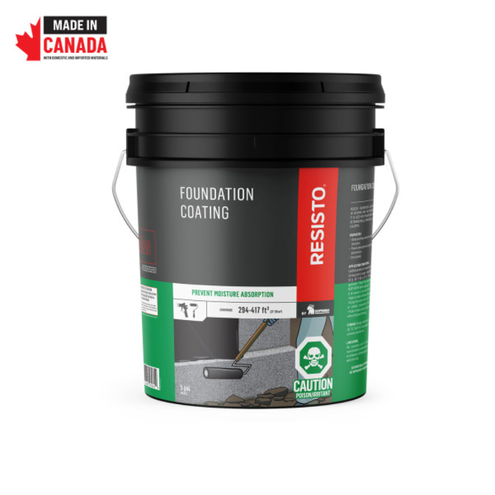 53061 RESISTO 18.9 L Non-Fibrous Foundation Coating