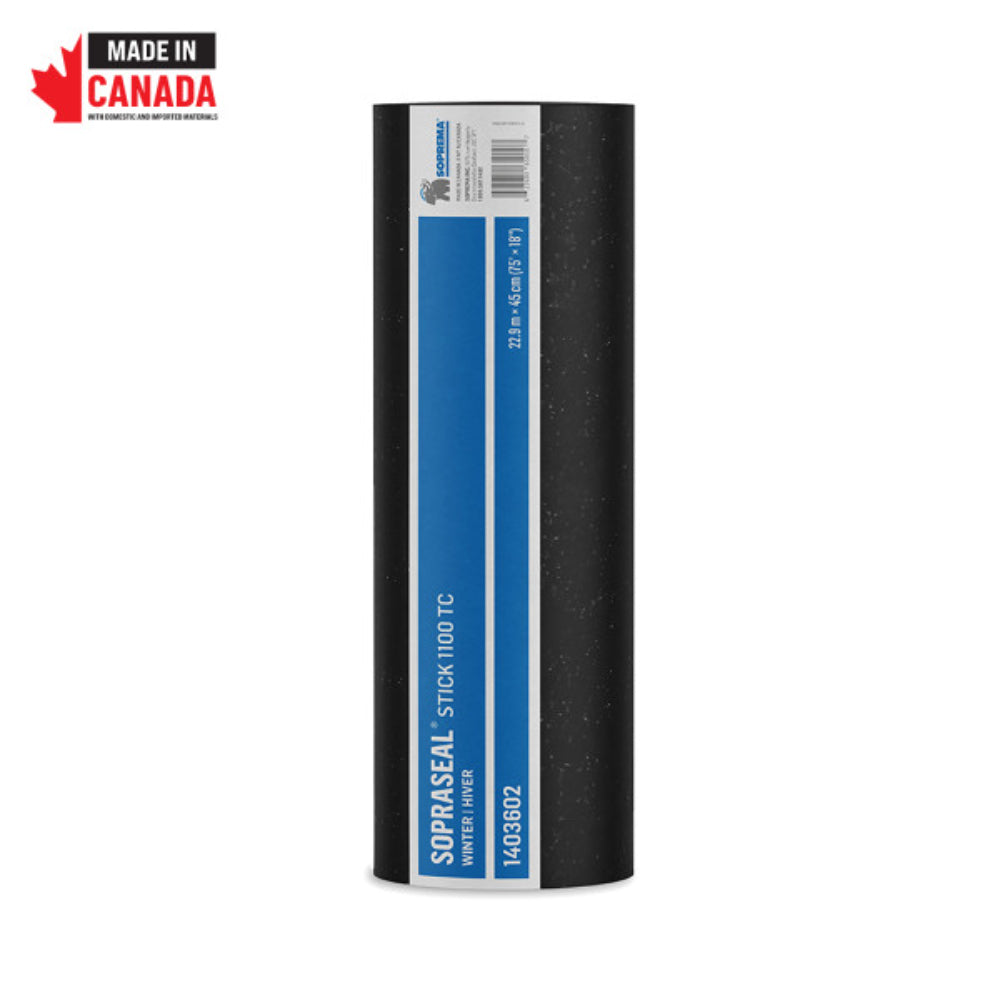 1403602 SOPREMA 18" x 75 Ft. Sopraseal Stick 1100 TC Air & Vapor Barrier Membrane