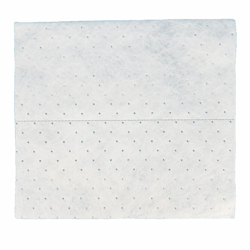White Absorbent Pads 17" x 19" | Oil Spill Cleanup Pads