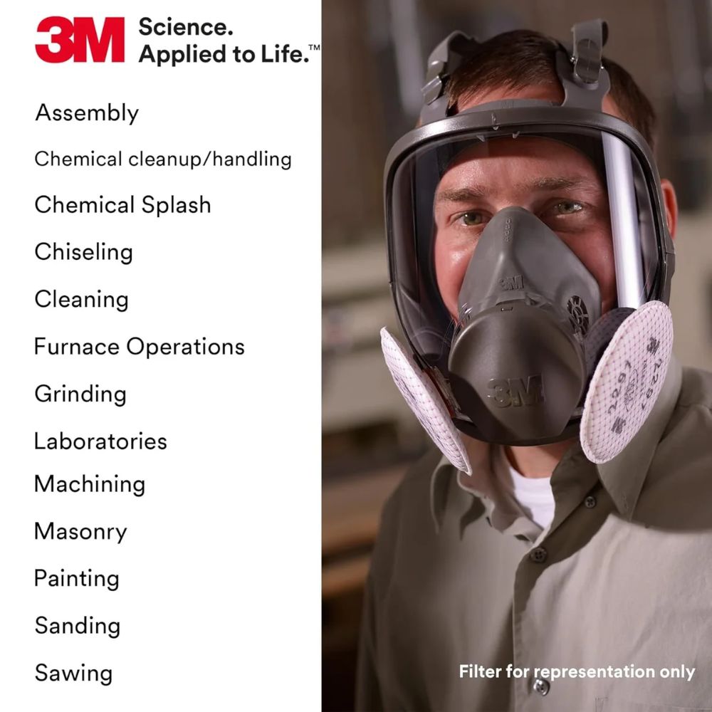 3M™ 6800 Medium Full Facepiece Reusable Respirator