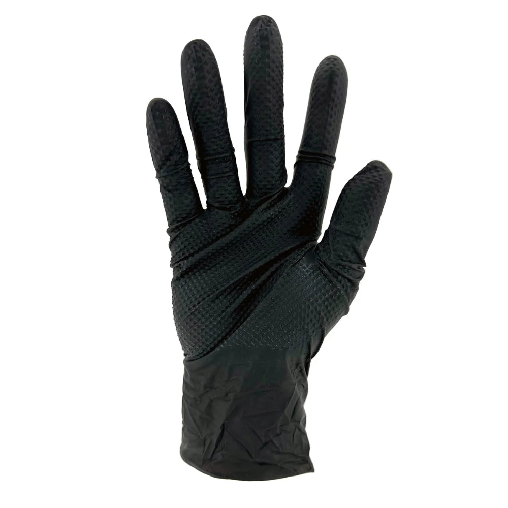 Black Nitrile Gloves HD/PF 8 Mil | Disposable 100/Box