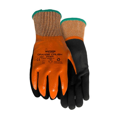 Stealth Orange Crush Cut Resistant Work Gloves | Watson 387