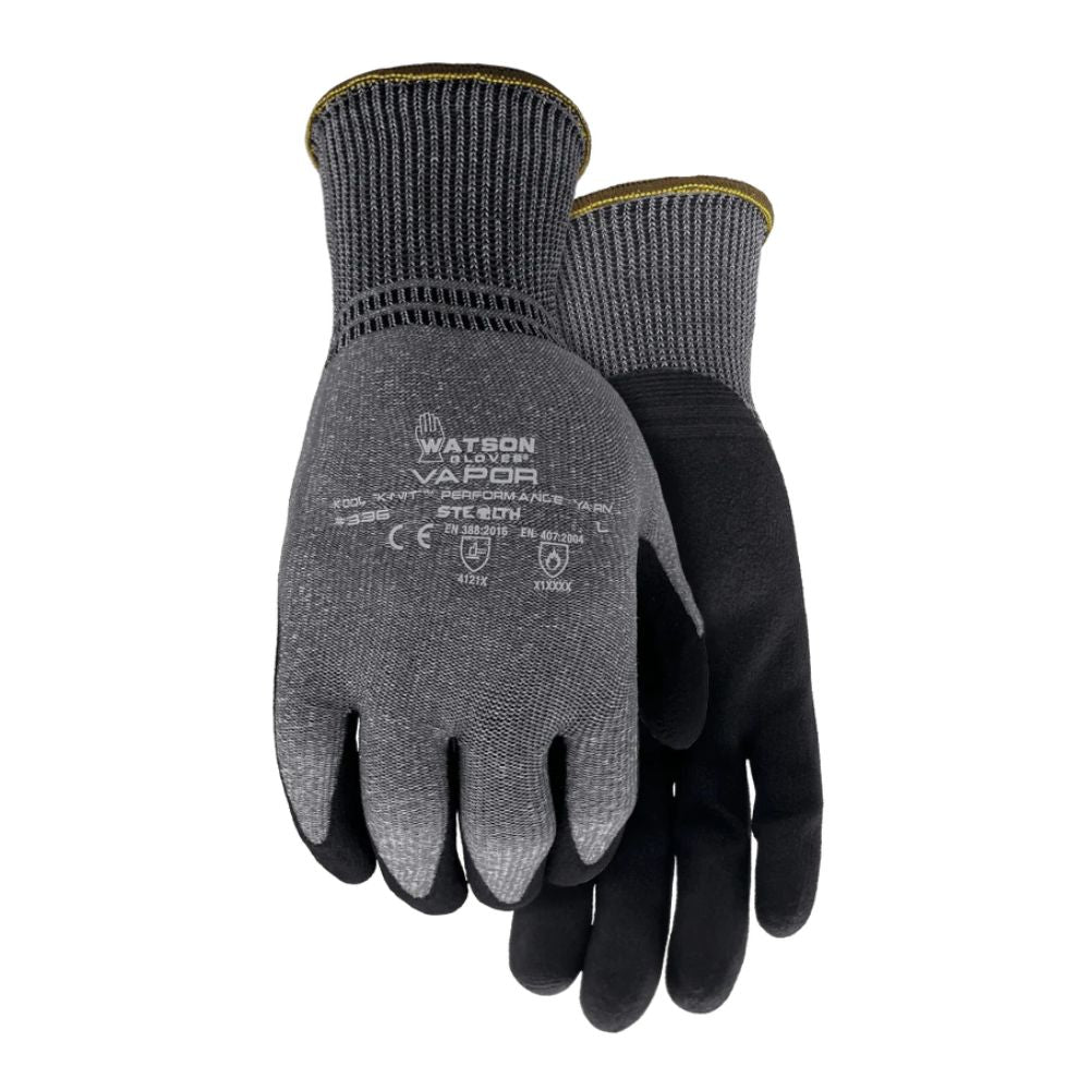 Watson Gloves Stealth Vapor 336 | Nitrile Coated Work Gloves