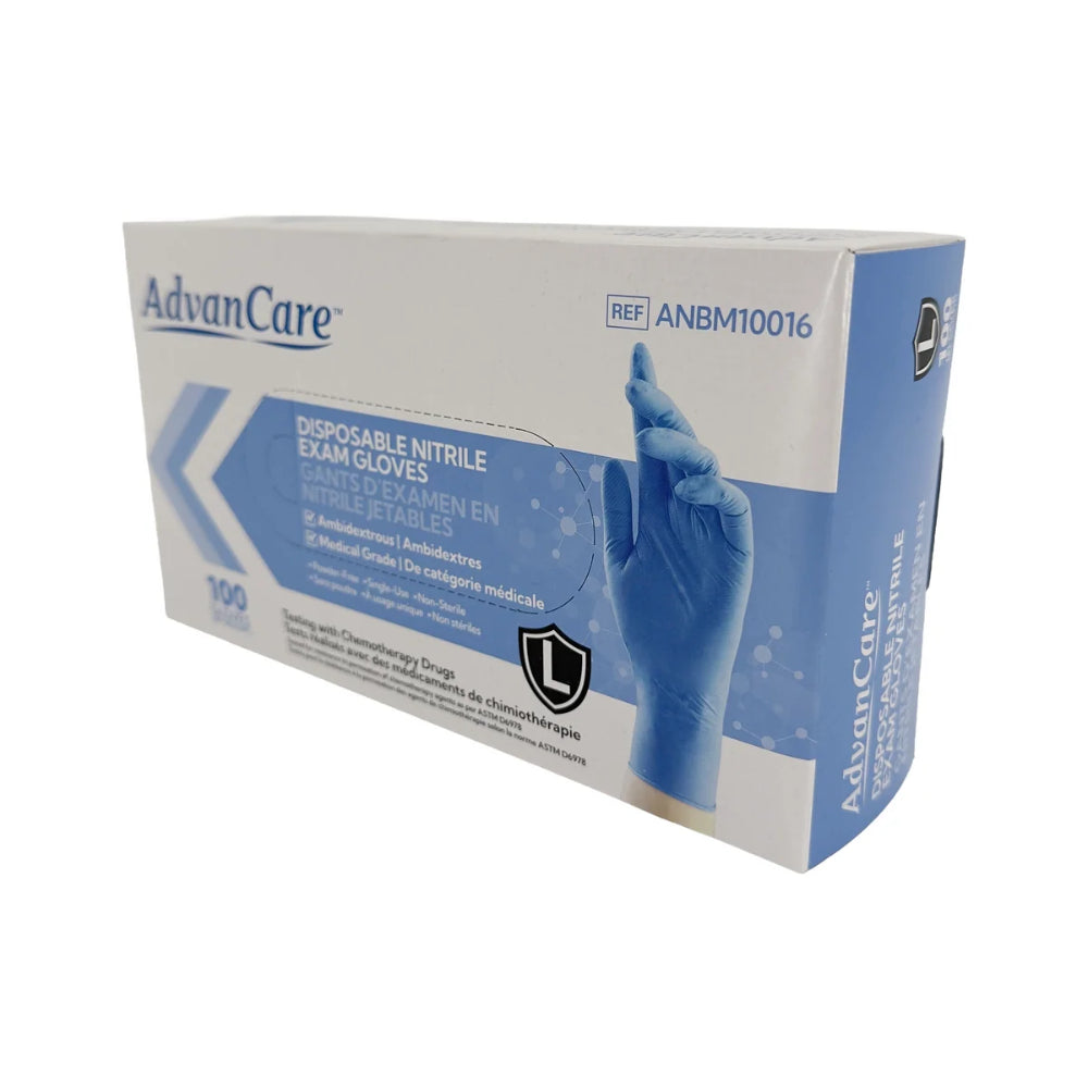Blue Nitrile Gloves 4 Mil | Disposable Gloves 100/Box