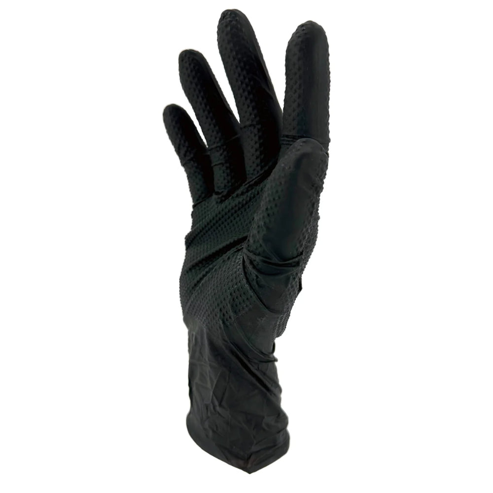 Black Nitrile Gloves HD/PF 8 Mil | Disposable 100/Box