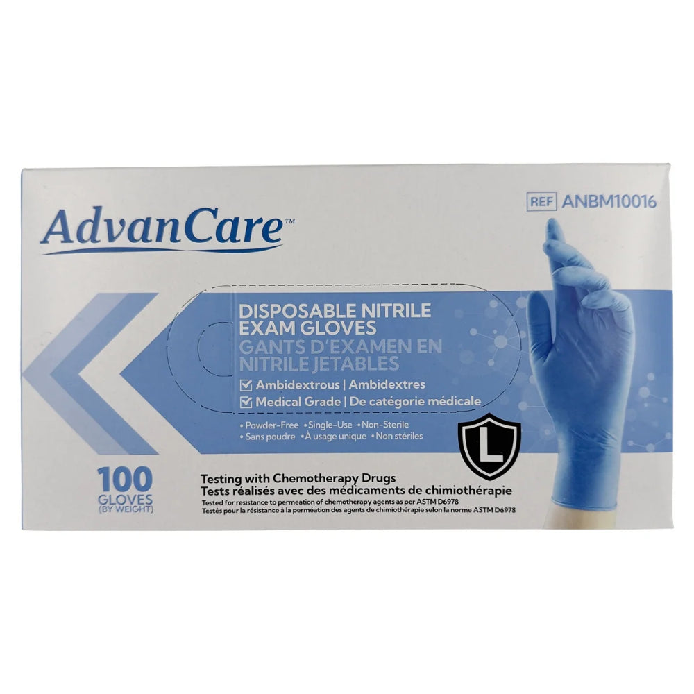 Blue Nitrile Gloves 4 Mil | Disposable Gloves 100/Box