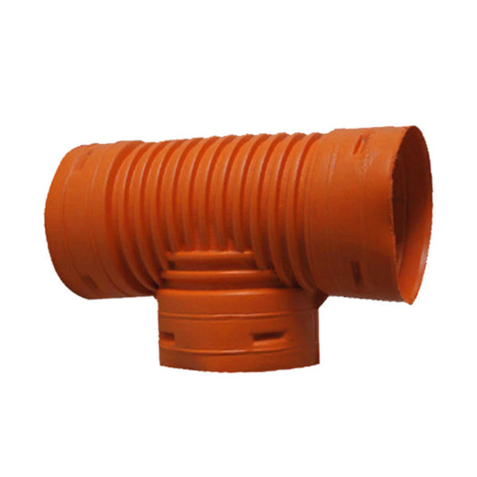 90-00339 POLYTUBES 4 in Weeping Tile Tee
