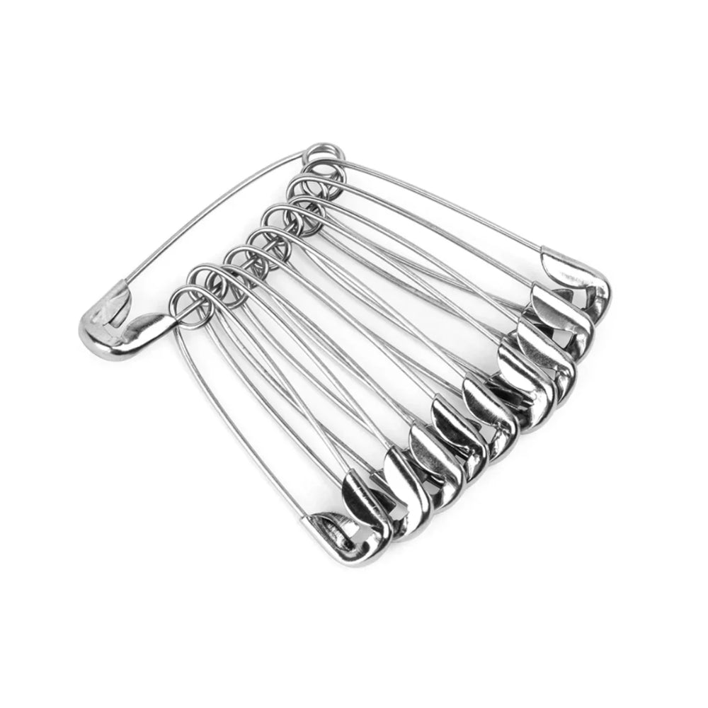Safety Pins Size 2 – Durable Metal Safety Pins