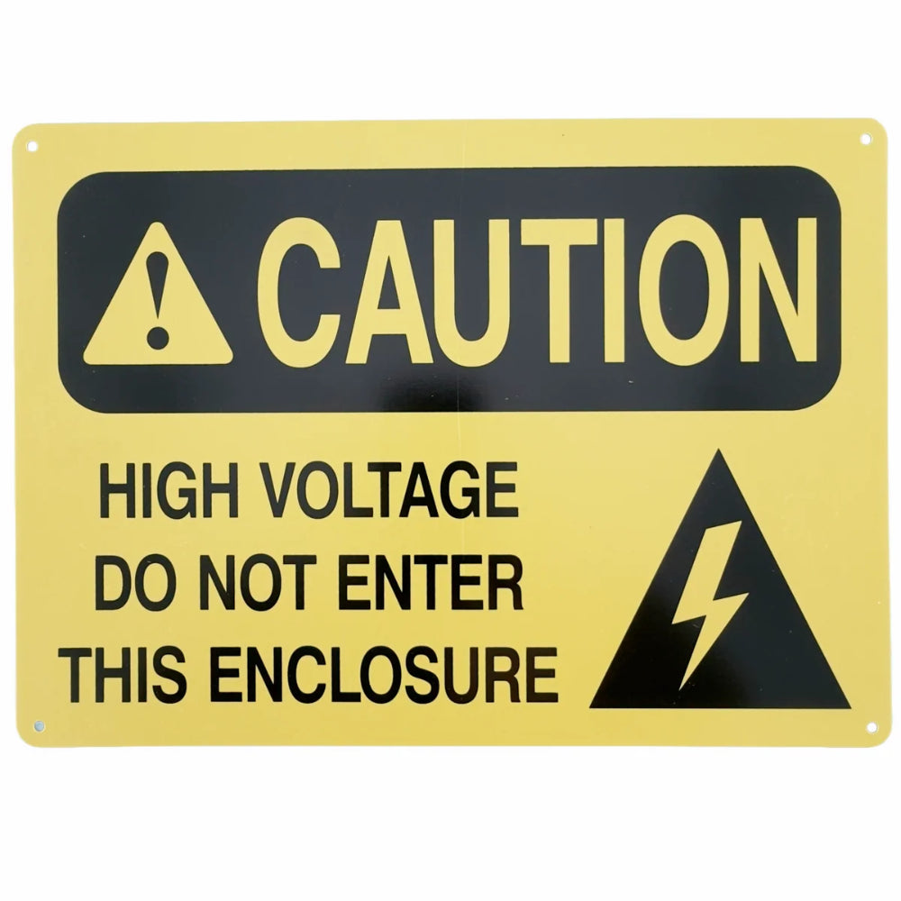 High Voltage Do Not Enter Sign | Electrical Safety Warning Sign