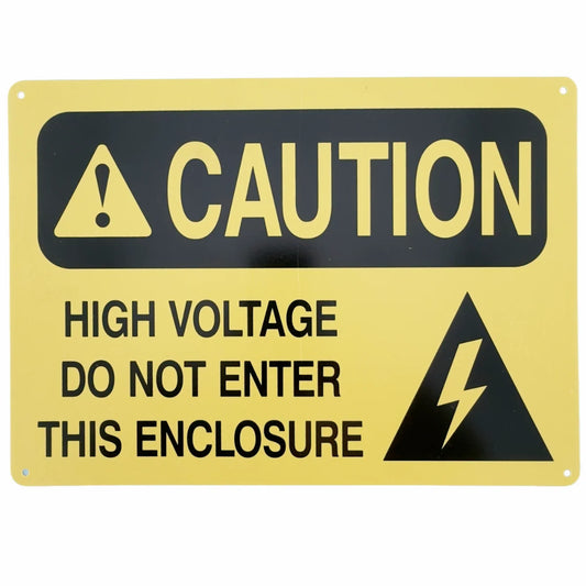 High Voltage Do Not Enter Sign | Electrical Safety Warning Sign