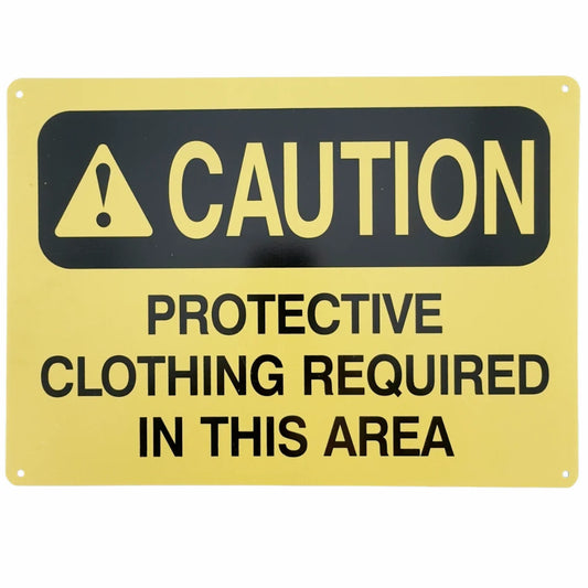 Caution Protective Clothing Required Sign | PPE Safety Sign